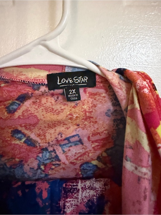 Love star Pants - Love Star 2X Vibrant Multicolor Abstract track suit